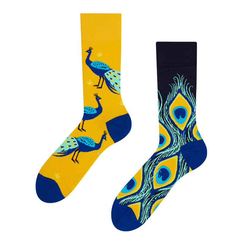 Animal Fun Jacquard Trendy Socks Men And Women