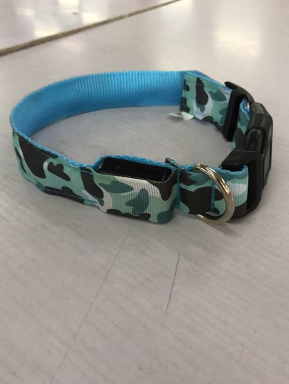 Camouflage pet supplies luminous dog collar