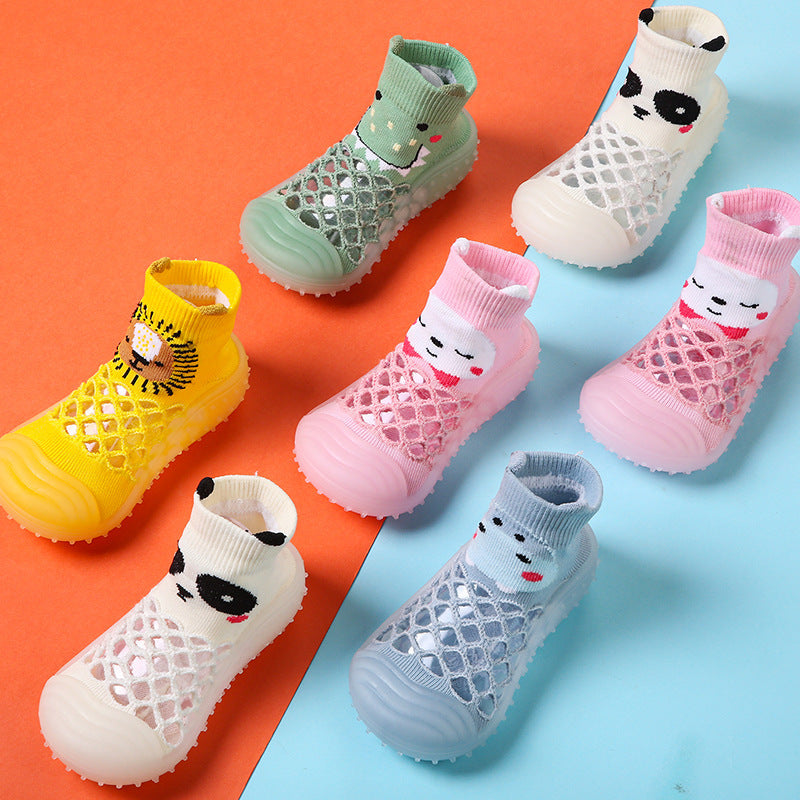 Baby Boy And Girl Cartoon Cute Soft Bottom Socks Shoes