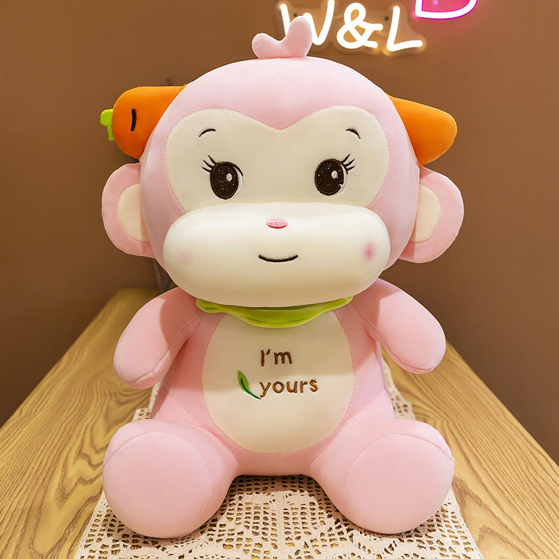 Fruit Monkey Doll Plush Toy Cartoon Cute Pet