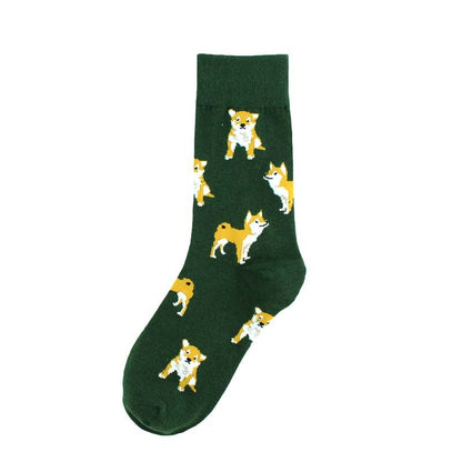 New Cute Pet Cute Shiba Inu Orange Tabby Cat Cute Pig Cotton Socks