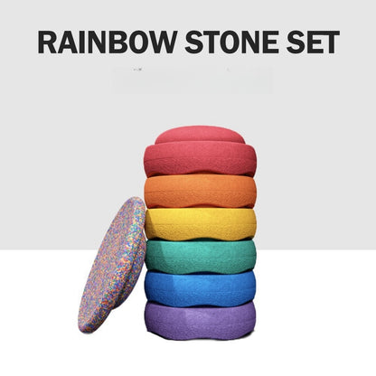 Rainbow River Crossing Stone Children&