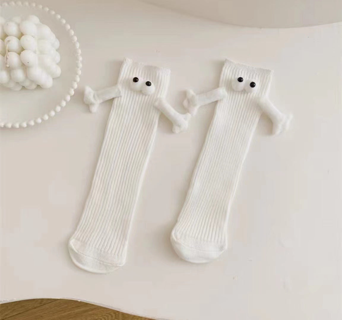 Cotton Magnetic Handle Cute Hand Socks Summer Tube Socks