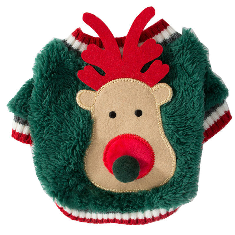 Christmas Autumn And Winter Clothes Puppy Dog Clothes