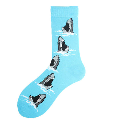 Fashion Printed Cotton Socks For Lovers