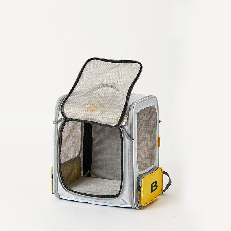 Backpack Cat Bag To Go Out In A Portable Space Capsule