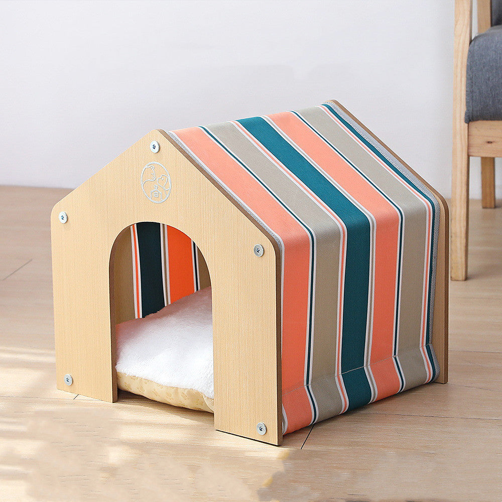 Four Season Universal Kitten Oxford Cloth Spring And Summer Pet House Cat Nest