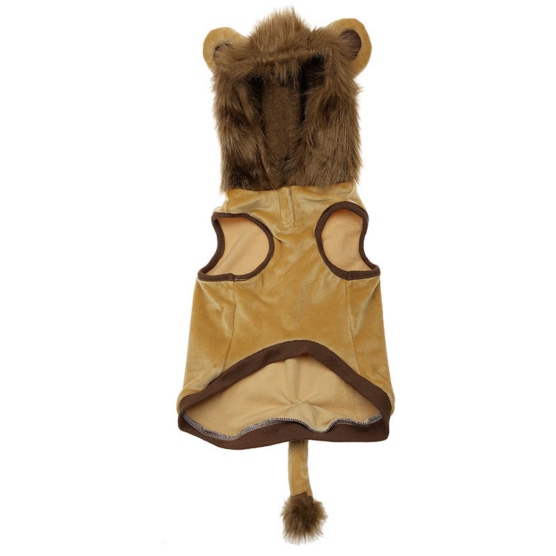 Dog Lion Clothes Pet Supplies Halloween Cat Clothes