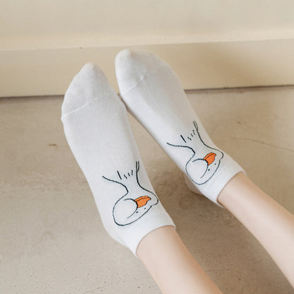 Socks Girls Cotton Boat Socks Shallow Mouth Spring Summer Autumn Boat Socks