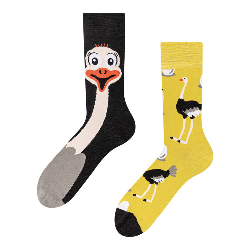 Animal Fun Jacquard Trendy Socks Men And Women