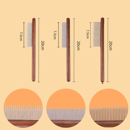 Wooden Handle Pet Comb To Get Rid Of Floating Hair