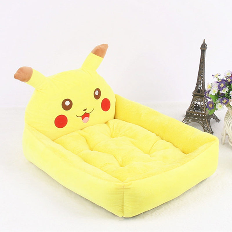 Winter Warm Puppy Cat Bed Sofa Washable Cartoon Pet Beds For Small Dogs CatsPets Products Accessories