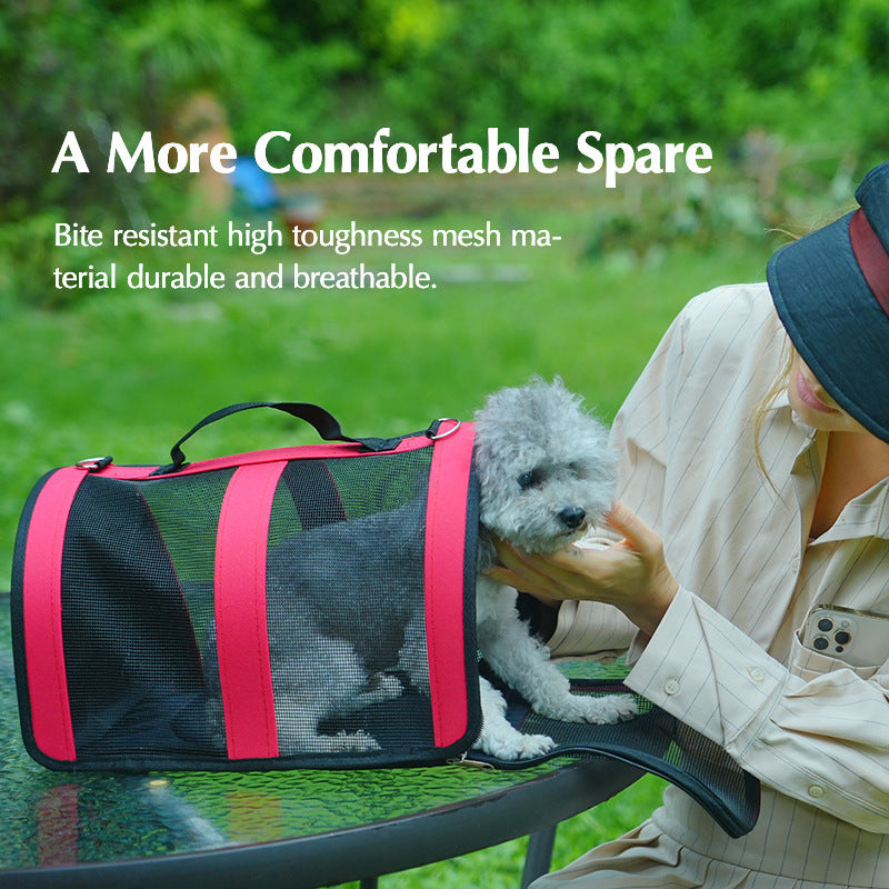 New Portable Pet Cat Bag Cat Bag Dog Out Portable Pet Bag Cross-border Hot Selling Folding Outer Band Cat Bag With Base