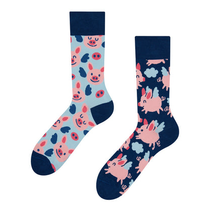 Animal Fun Jacquard Trendy Socks Men And Women