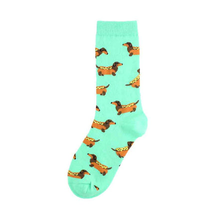 Fashion Printed Cotton Socks For Lovers