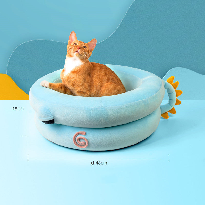 Cat Bed Winter Warm Dog Kennel Pet Kennel