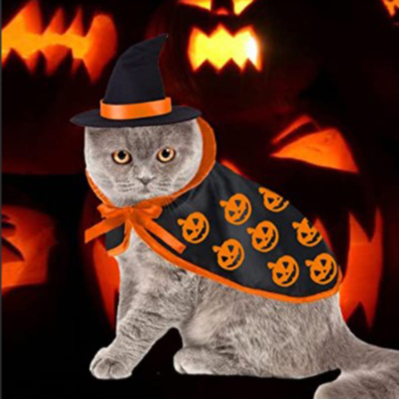 Cross-border Amazon Halloween Pet Cloak Cat Dog Saint