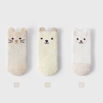 Dark And Light Animal Anti-skid Socks