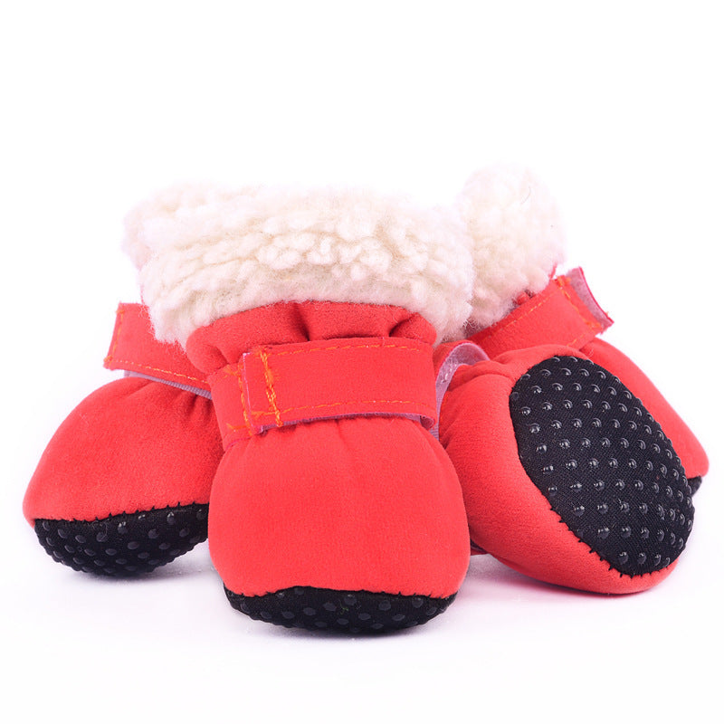 Fashion Simple Waterproof Warm Dog Shoes