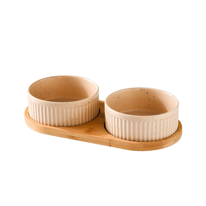 Ceramic Small Medium Large Dog Food Basin