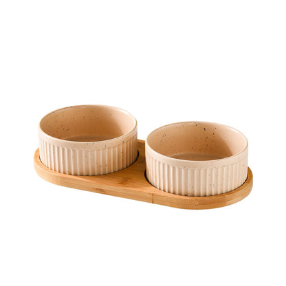 Ceramic Small Medium Large Dog Food Basin