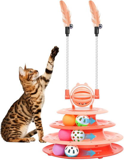 Cat Toys For Indoor Cats Kitten Toys Interactive Cat Toy Cat Puzzle Toy Cat Ball Toy