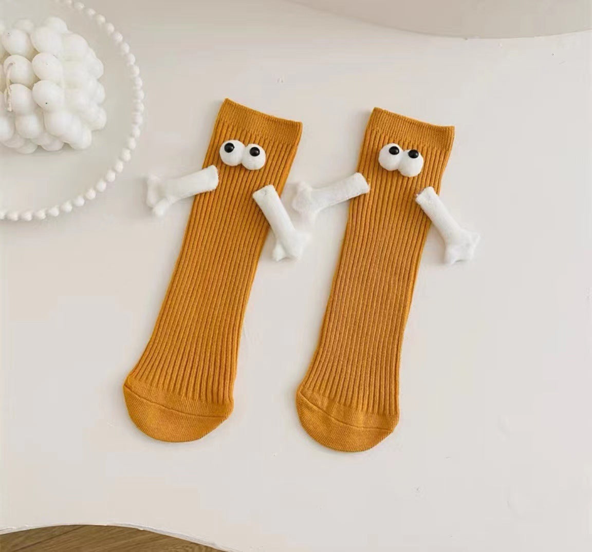 Cotton Magnetic Handle Cute Hand Socks Summer Tube Socks