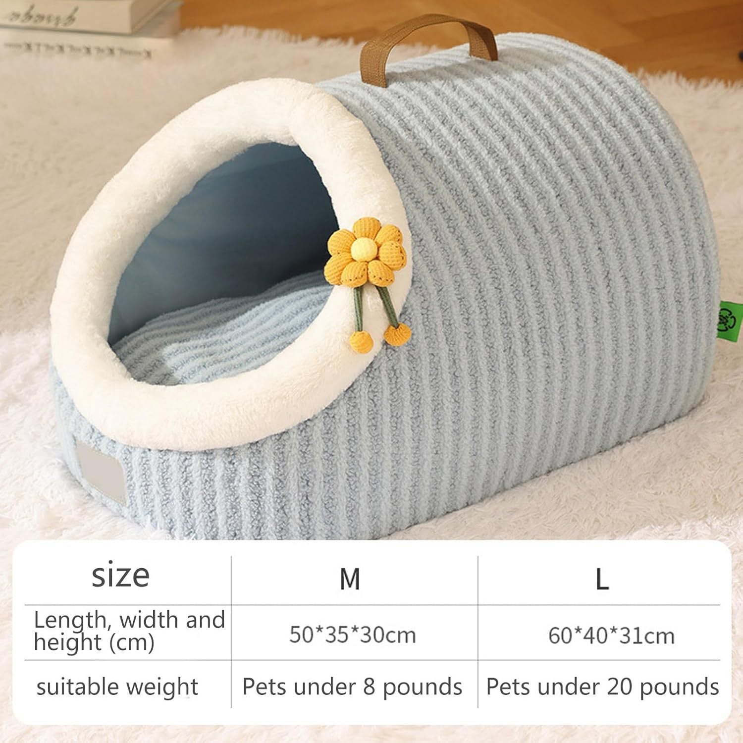 Cat House For Cats Cat Beds For Indoor Cats Cat Bed Cave With Removable Washable Cushioned Pillow  Calming Cozy Soft Cat Cave