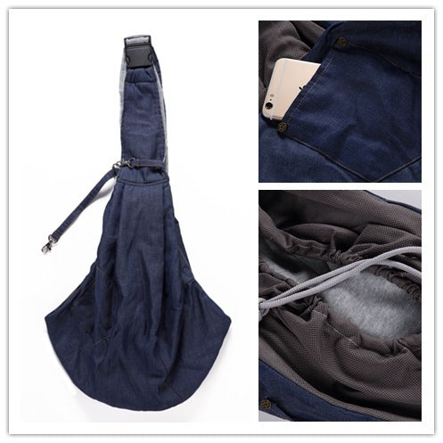 Pet Bag One-shoulder Pet Bag Skew Spanner Bag Breathable Dog Bag