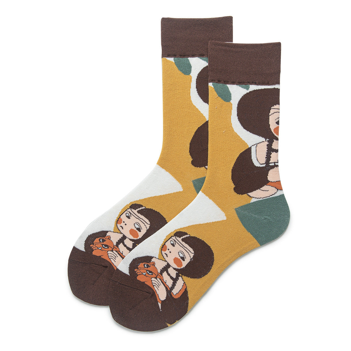 Funny Face Fashion Street Couple Socks Men And Women Socks