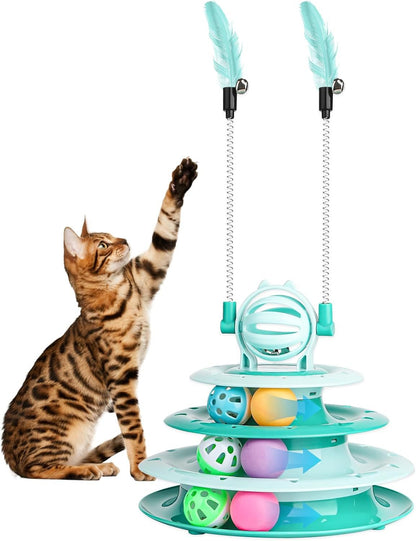 Cat Toys For Indoor Cats Kitten Toys Interactive Cat Toy Cat Puzzle Toy Cat Ball Toy