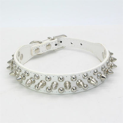 Rivet pet collar